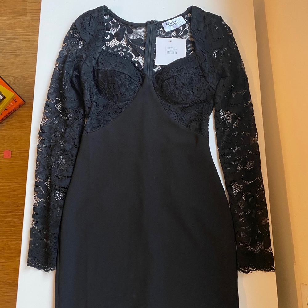 LF Lace Black Dress